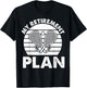 Racquetball Retirement plan Retired Racquetball T-Shirt - T-Shirt | Black