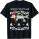 Fish Merry Christmas Ornament Snook Ugly Xmas T-Shirt - T-Shirt | Black
