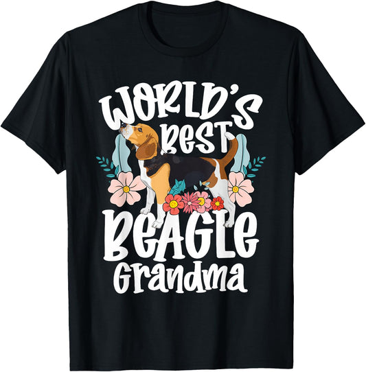 World's best beagle grandma T-Shirt - T-Shirt | Black