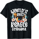 World's best beagle grandma T-Shirt - T-Shirt | Black