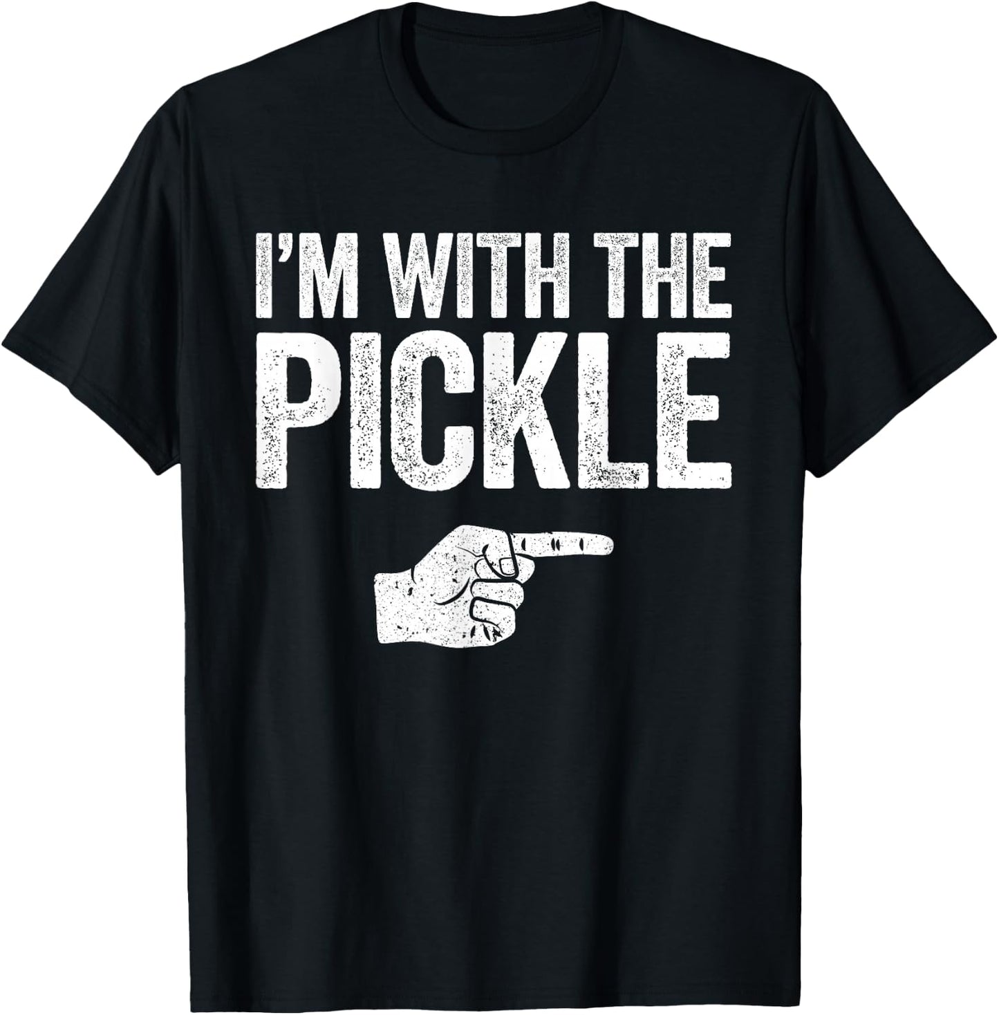 I'm with The Pickle Matching Pickle Premium T-Shirt - T-Shirt | Black