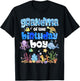 Grandma Of The Birthday Boy Sea Fish Ocean Animals Aquarium T-Shirt - T-Shirt | Black