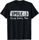 Vintage Smile Loves You Jesus Religious Faith Christian Gift T-Shirt - T-Shirt | Black