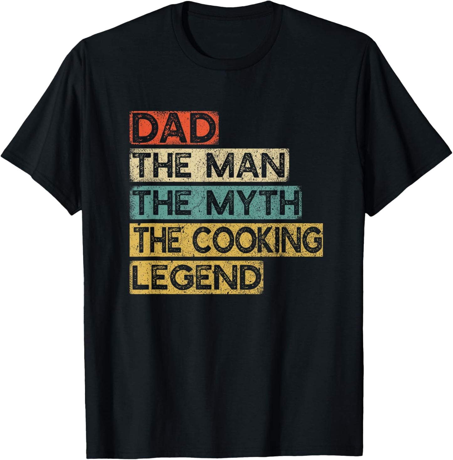 Chef Dad Cooking Legend Home Cook Father's Day T-Shirt - T-Shirt | Black