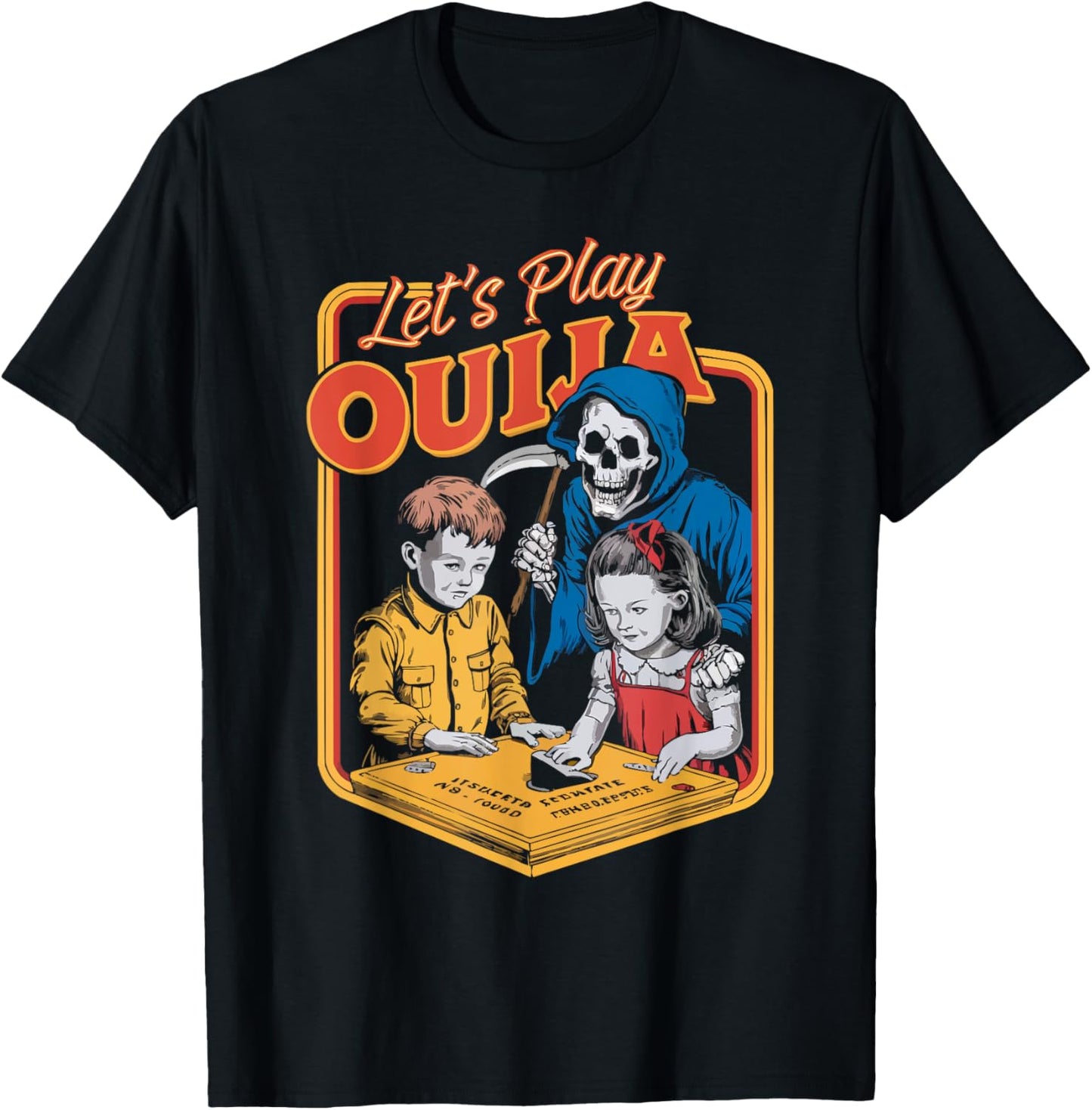 Ouija Board Paranormal Spirit Board Trick Or Treat Halloween T-Shirt - T-Shirt | Black