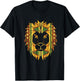 Melanin King Kente Lion African T-Shirt - T-Shirt | Black