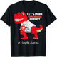 Red Ribbon Trex Hemophilia Awareness T-Shirt - T-Shirt | Black