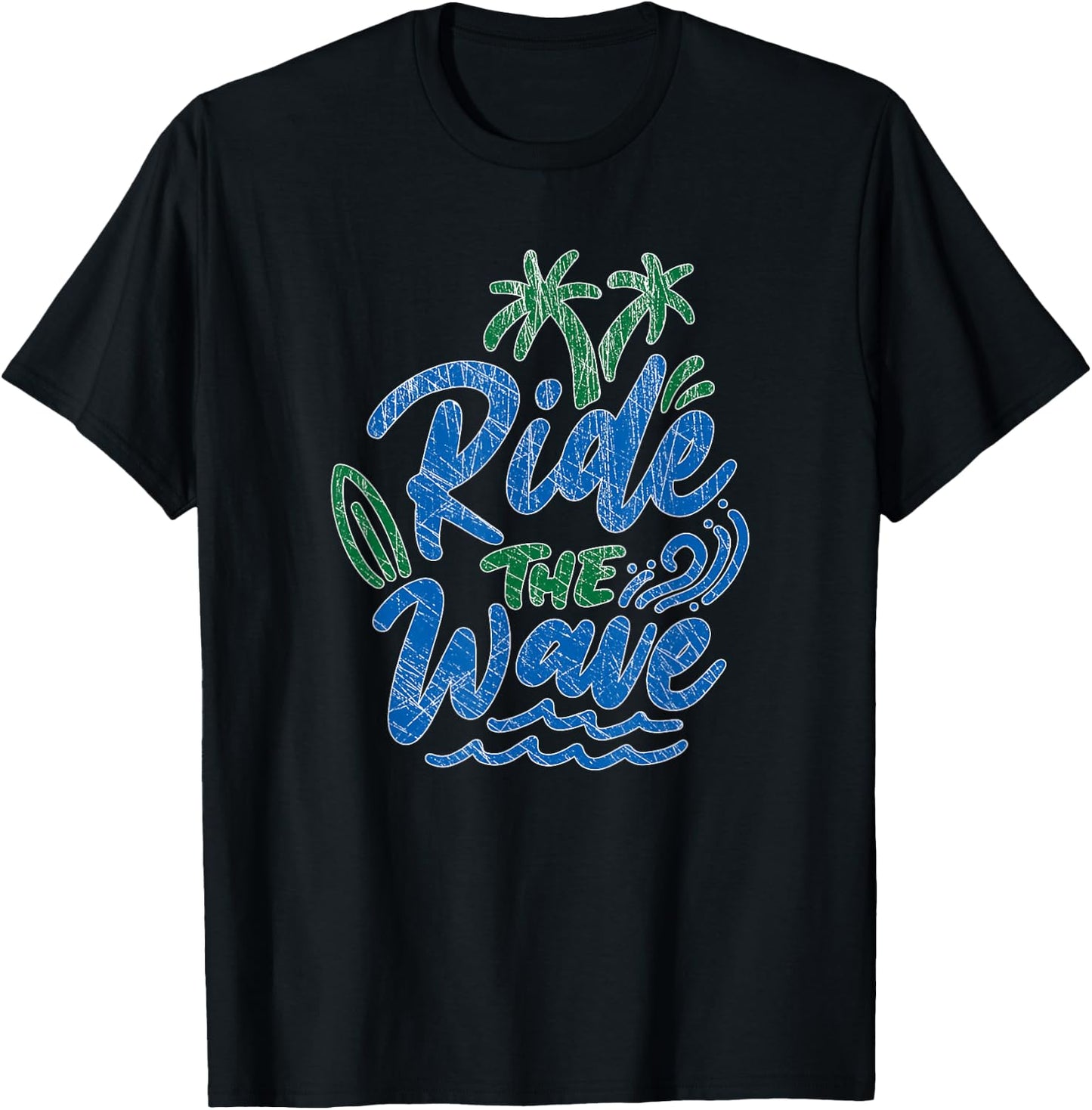 Ride the Wave T-Shirt - T-Shirt | Black