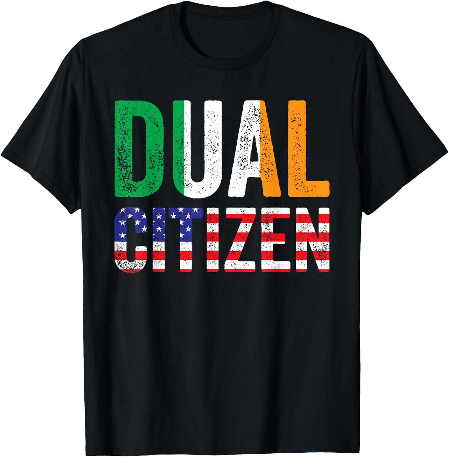 Irish Roots Dual Citizen Ireland Home T-Shirt - T-Shirt | Black
