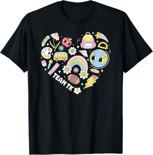 Team TK Teacher Back to School TK Girl Boy Kid TK Team Women T-Shirt - T-Shirt | Black