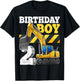 Birthday Boy 2nd Birthday Excavator Construction Vehicle T-Shirt - T-Shirt | Black