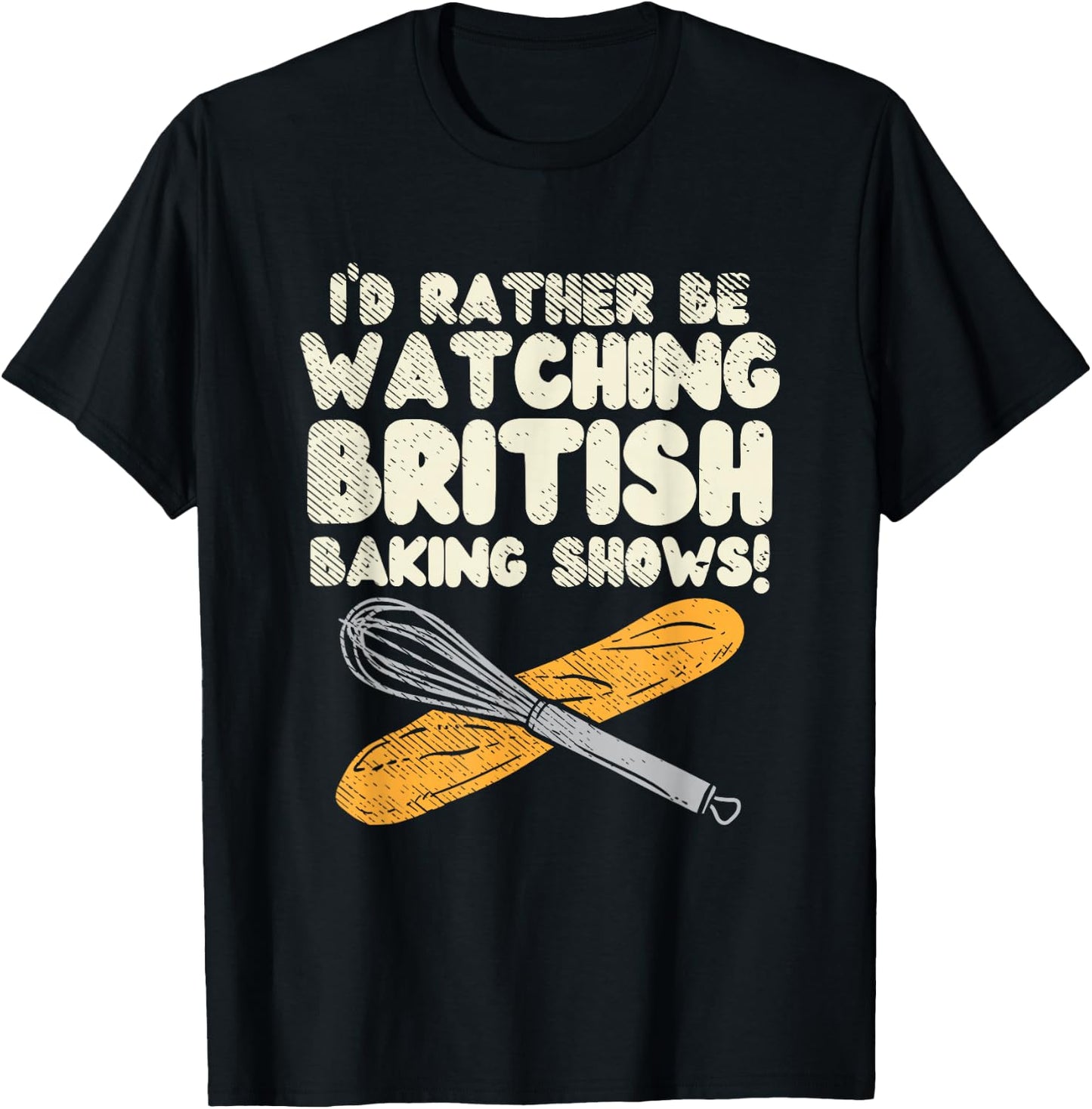 Great British Baking Shows T-Shirt - T-Shirt | Black
