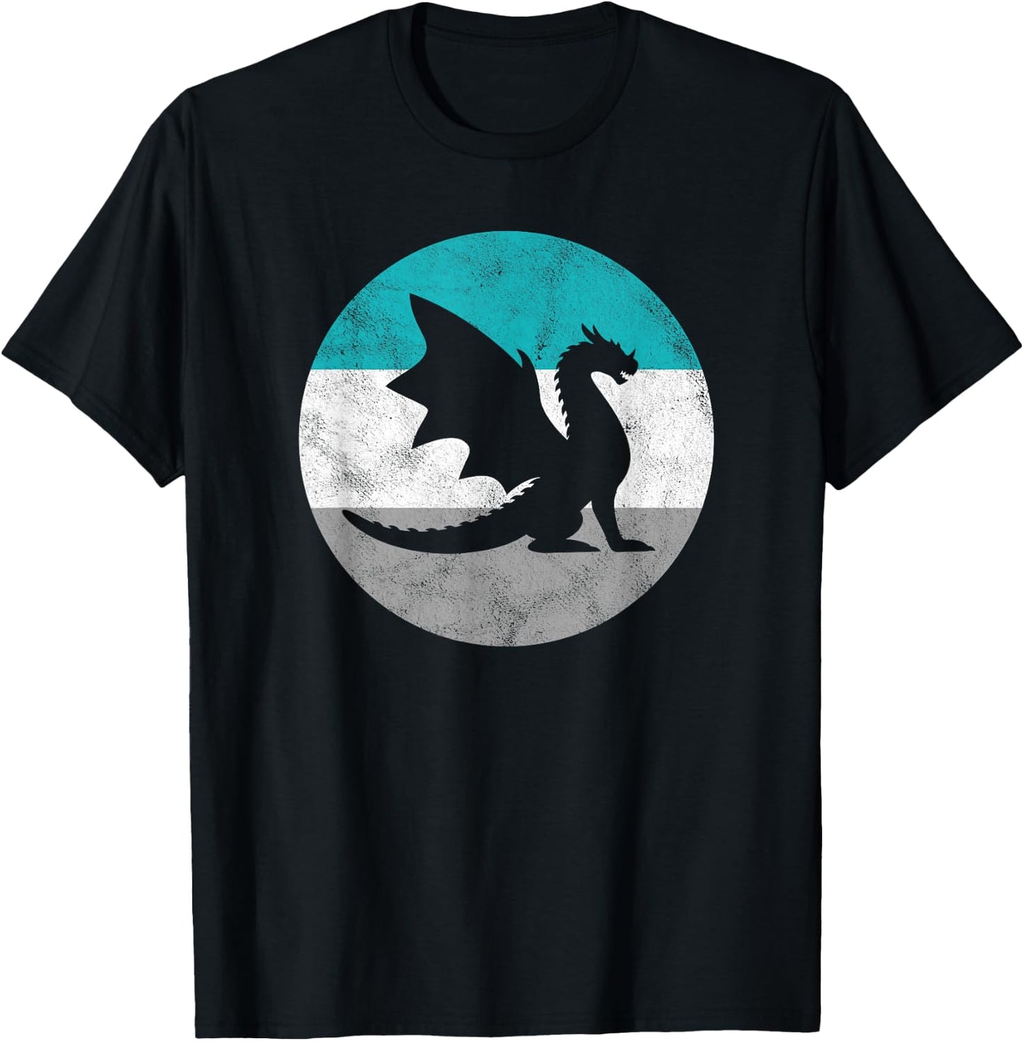 Dragon Retro Gift or Boys T-Shirt - T-Shirt | Black