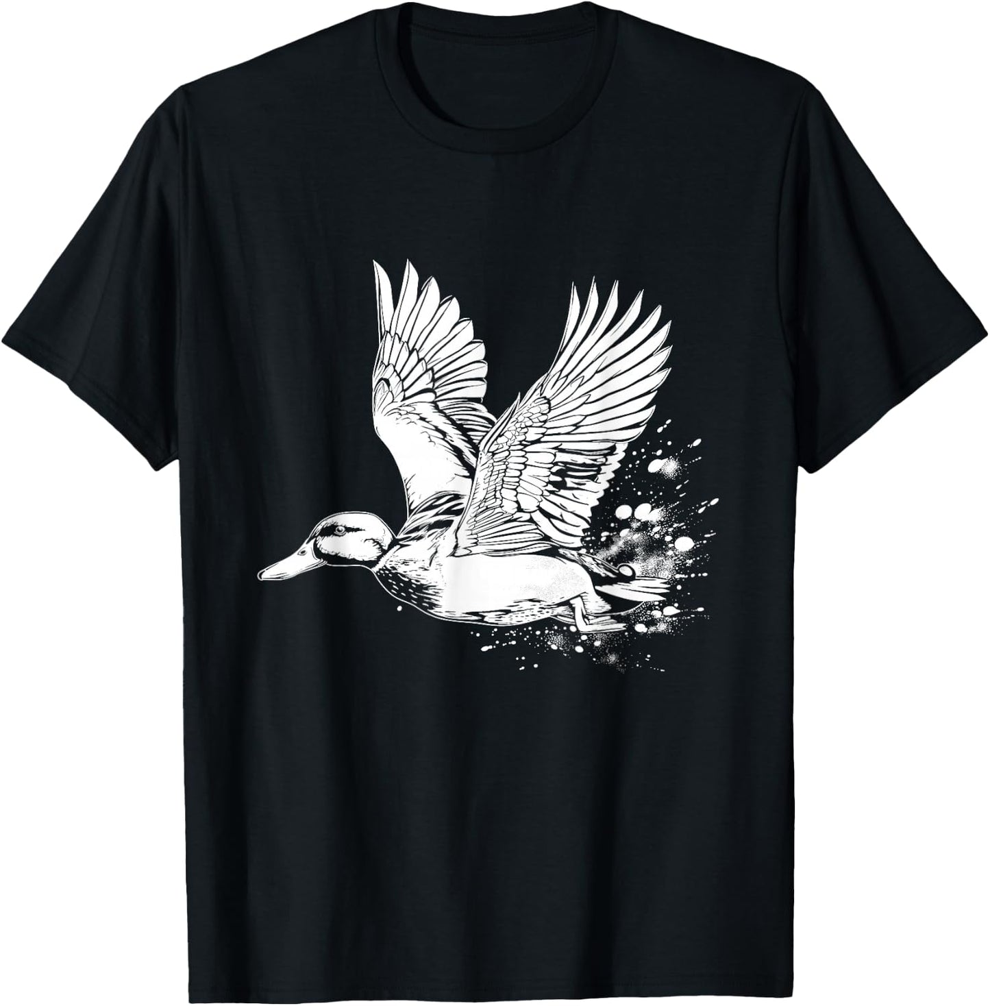 Duck Hunting Waterfowl Mallard Duck Hunter T-Shirt - T-Shirt | Black
