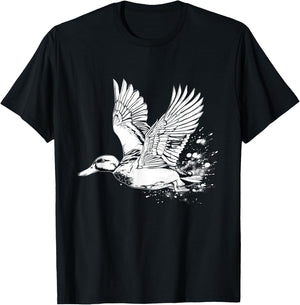Duck Hunting Waterfowl Mallard Duck Hunter T-Shirt - T-Shirt | Black