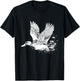 Duck Hunting Waterfowl Mallard Duck Hunter T-Shirt - T-Shirt | Black