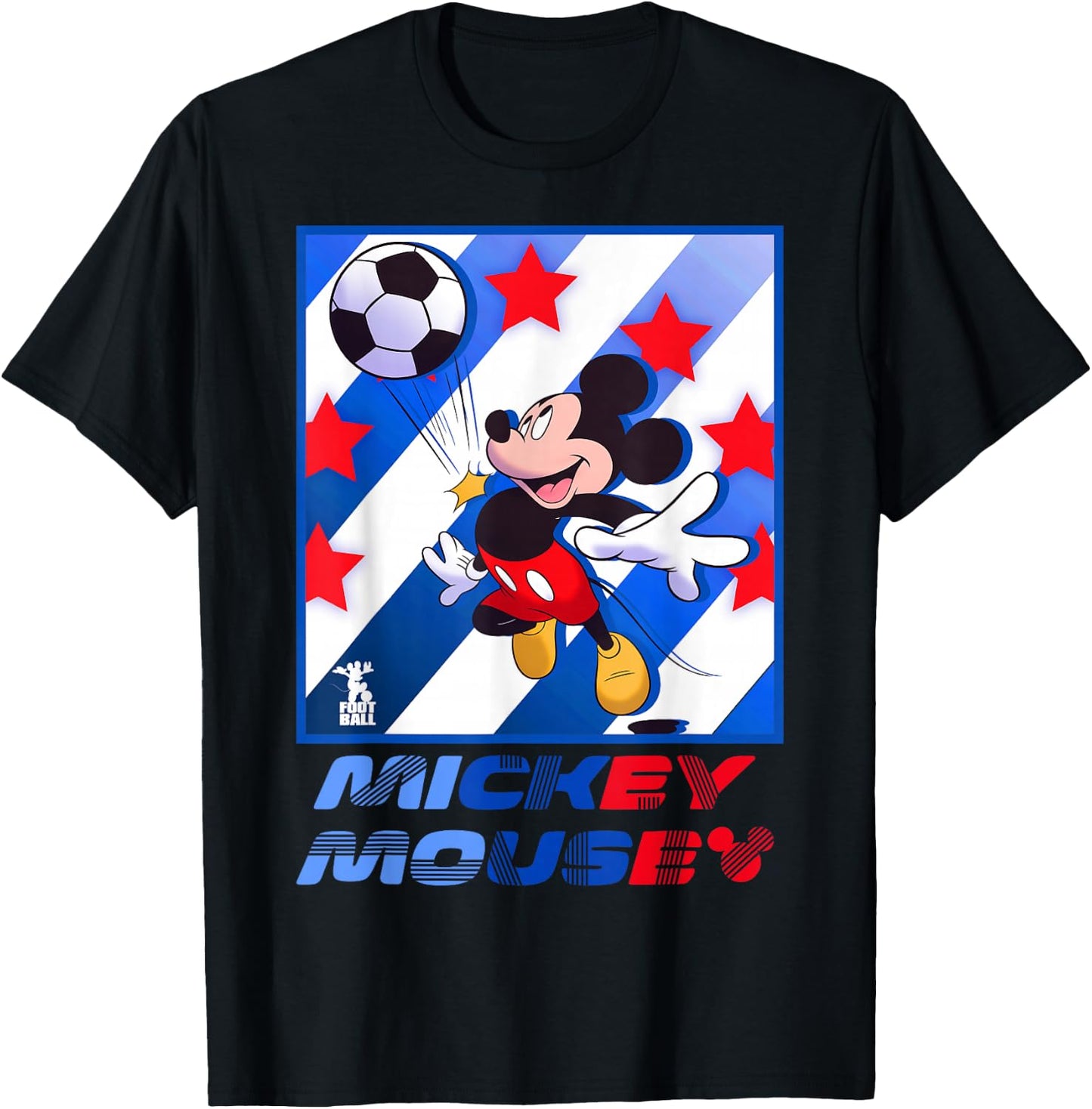 Disney Mickey and Friends Mickey Mouse Soccer USA T-Shirt - T-Shirt | Black