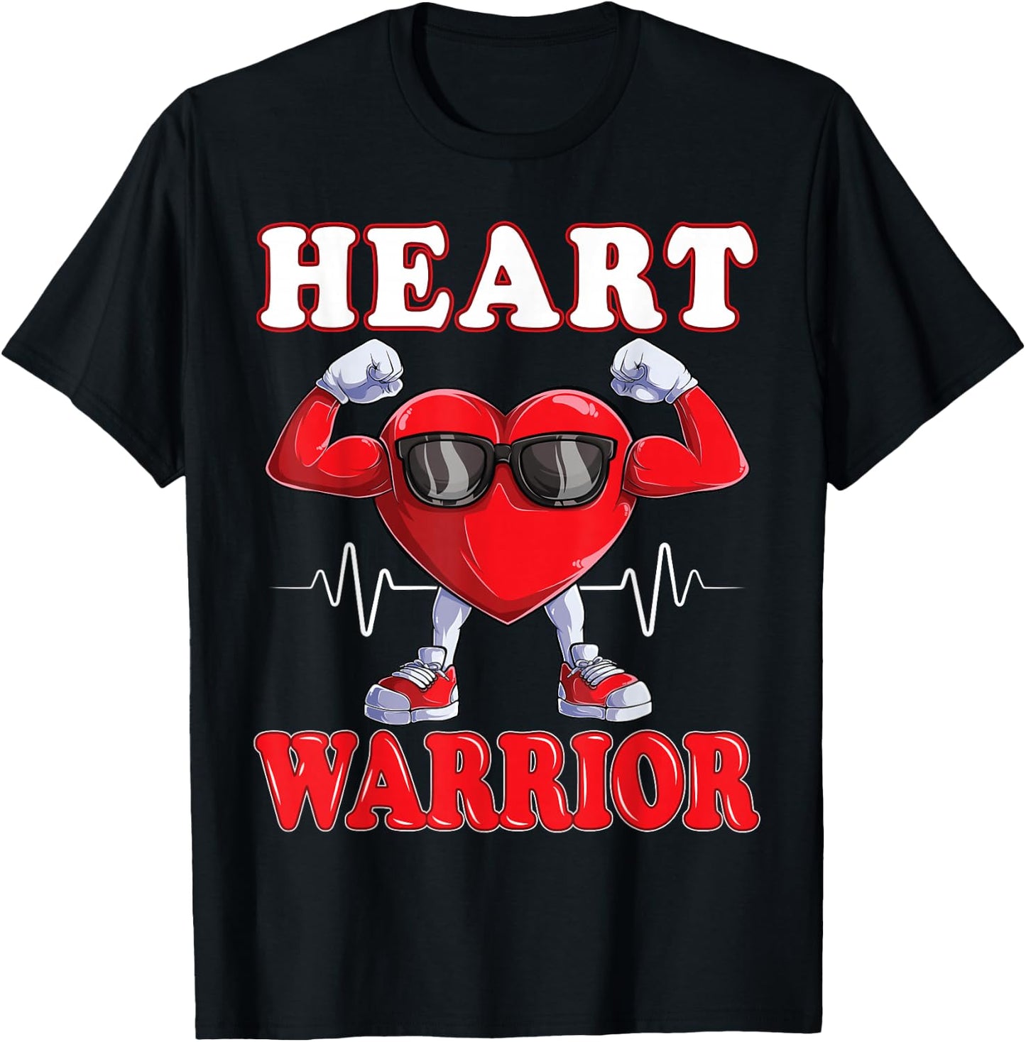 Heart Warrior CHD Awareness T-Shirt - T-Shirt | Black