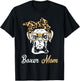 Birthday and Mother's day Gift-Boxer Mom T-Shirt - T-Shirt | Black