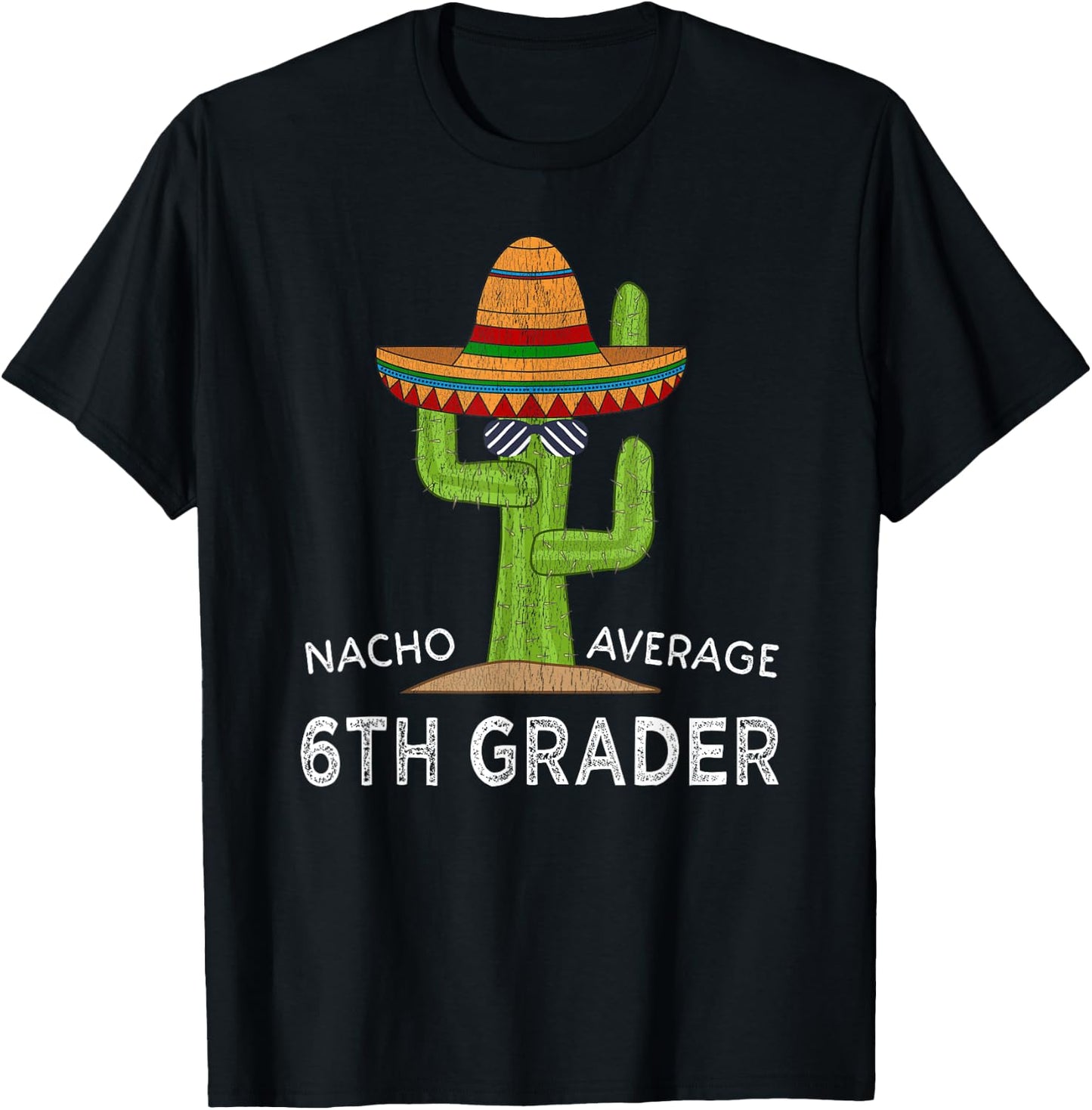 Fun Sixth Grader Back To School | Funny 6th Grade Student T-Shirt - T-Shirt | Black