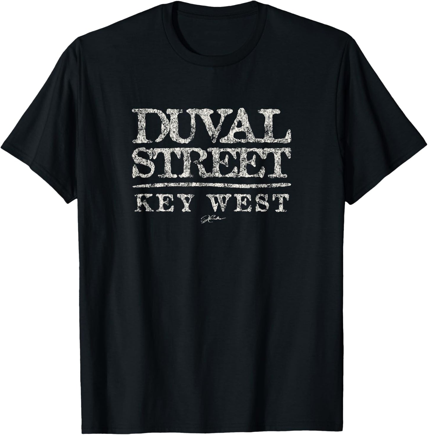 JCombs: Duval Street, Key West, FL T-Shirt - T-Shirt | Black