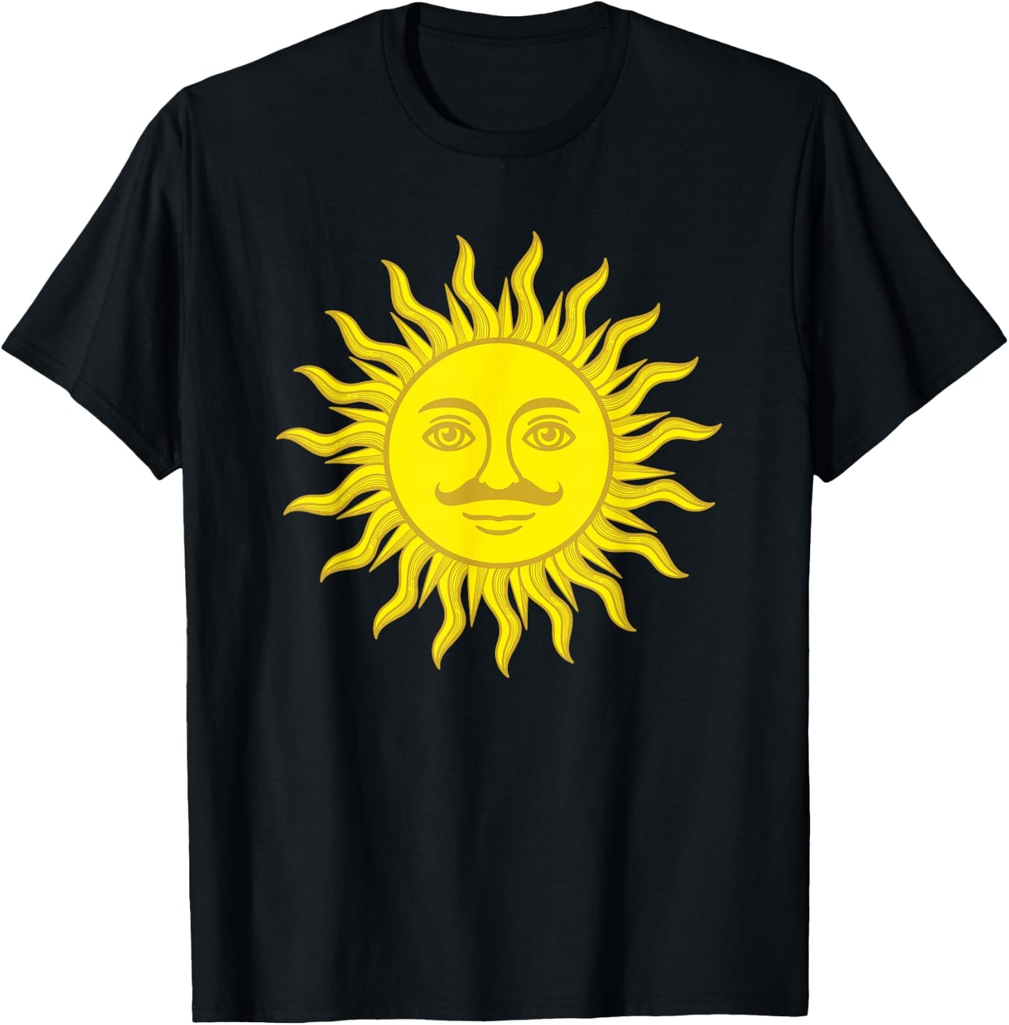 King Arthur Holy Grail Sun T-Shirt - T-Shirt | Black