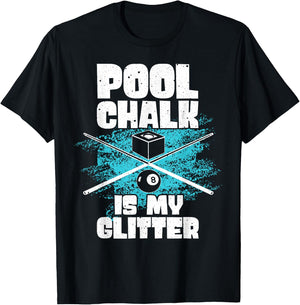 Funny Pool Billiard Pool Sports Table Game Player Men Women T-Shirt - T-Shirt | Black