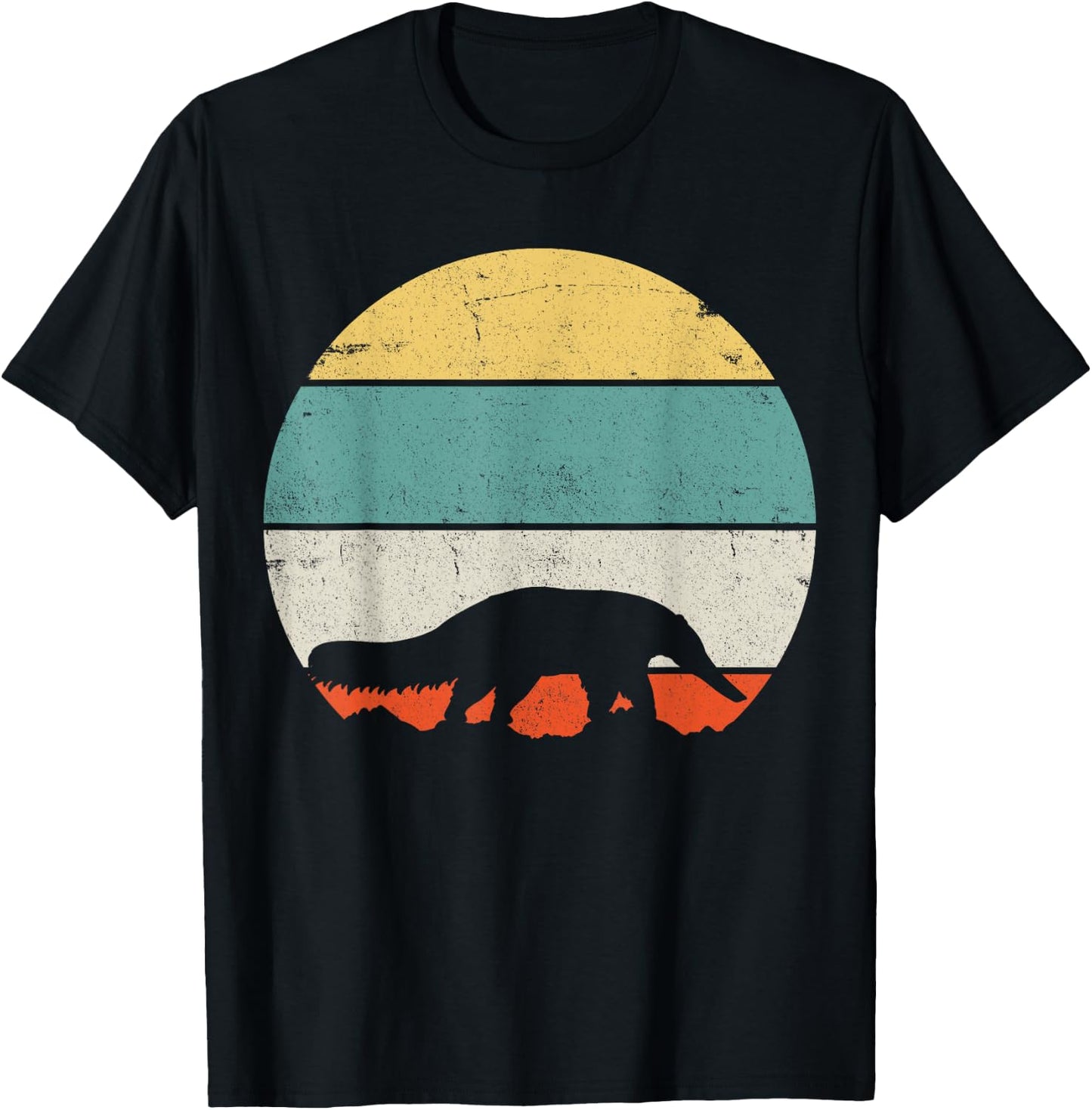 Anteater Retro Gift T-Shirt - T-Shirt | Black