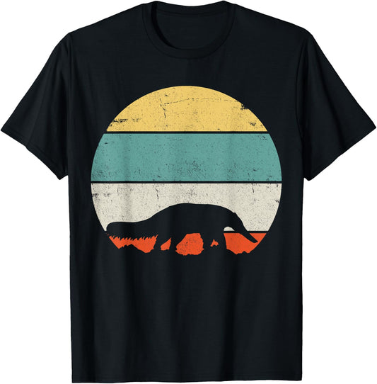 Anteater Retro Gift T-Shirt - T-Shirt | Black