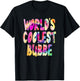 World's Coolest Bubbe - Cool Tie Dye Grandma T-Shirt - T-Shirt | Black