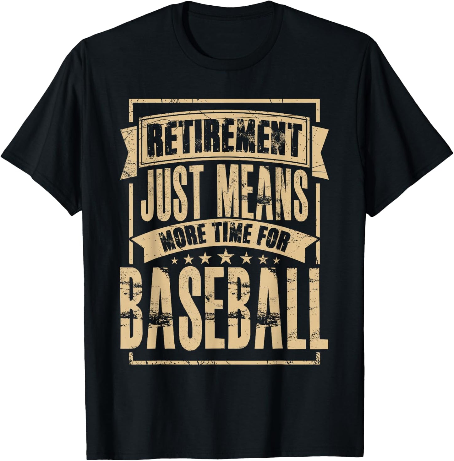 Baseball Player Pitcher Catcher Retired Retirement T-Shirt - T-Shirt | Black