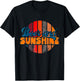Funny Summer Vacation Beers and Sunshine Retro Beach T-Shirt - T-Shirt | Black