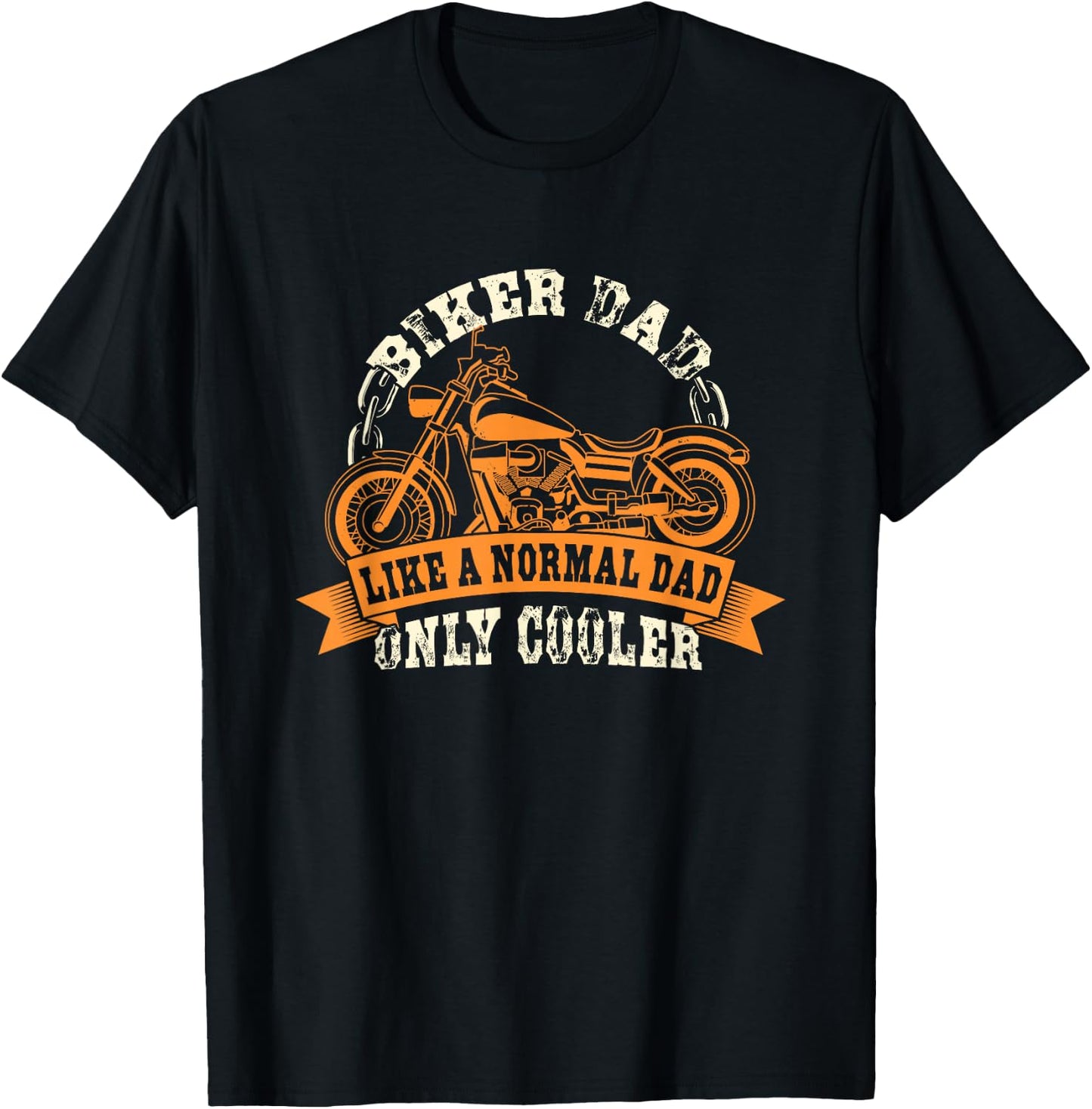 Motorcycle - Father's Day Gift Dad and Dad - Biker Dad T-Shirt - T-Shirt | Black
