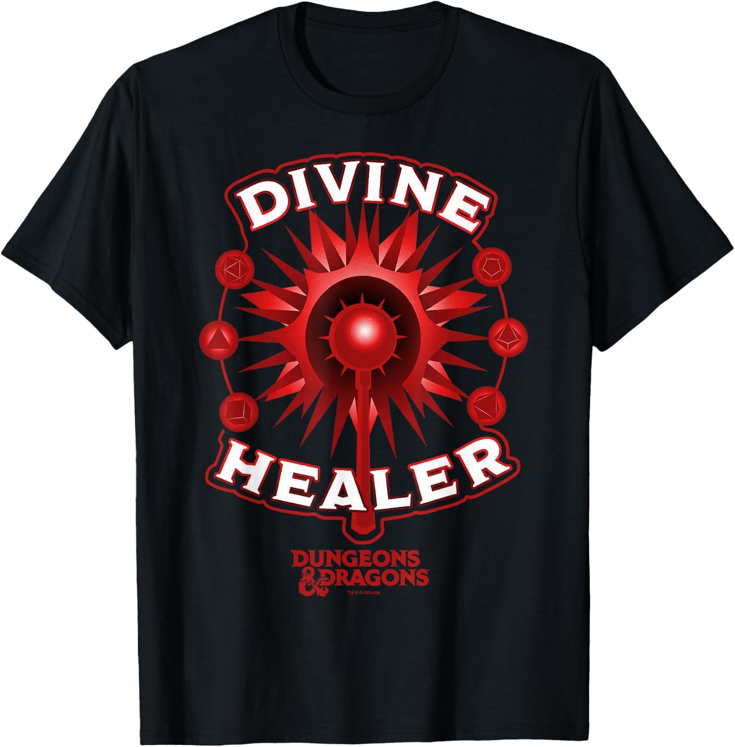 Dungeons & Dragons Divine Healer T-Shirt - T-Shirt | Black