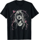Goth Demon Girl Horror Bunny Occult Dark Anime Alt Aesthetic T-Shirt - T-Shirt | Black