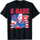 Shake & Bake 4th Of July George Washington Benjamin Franklin T-Shirt - T-Shirt | Black