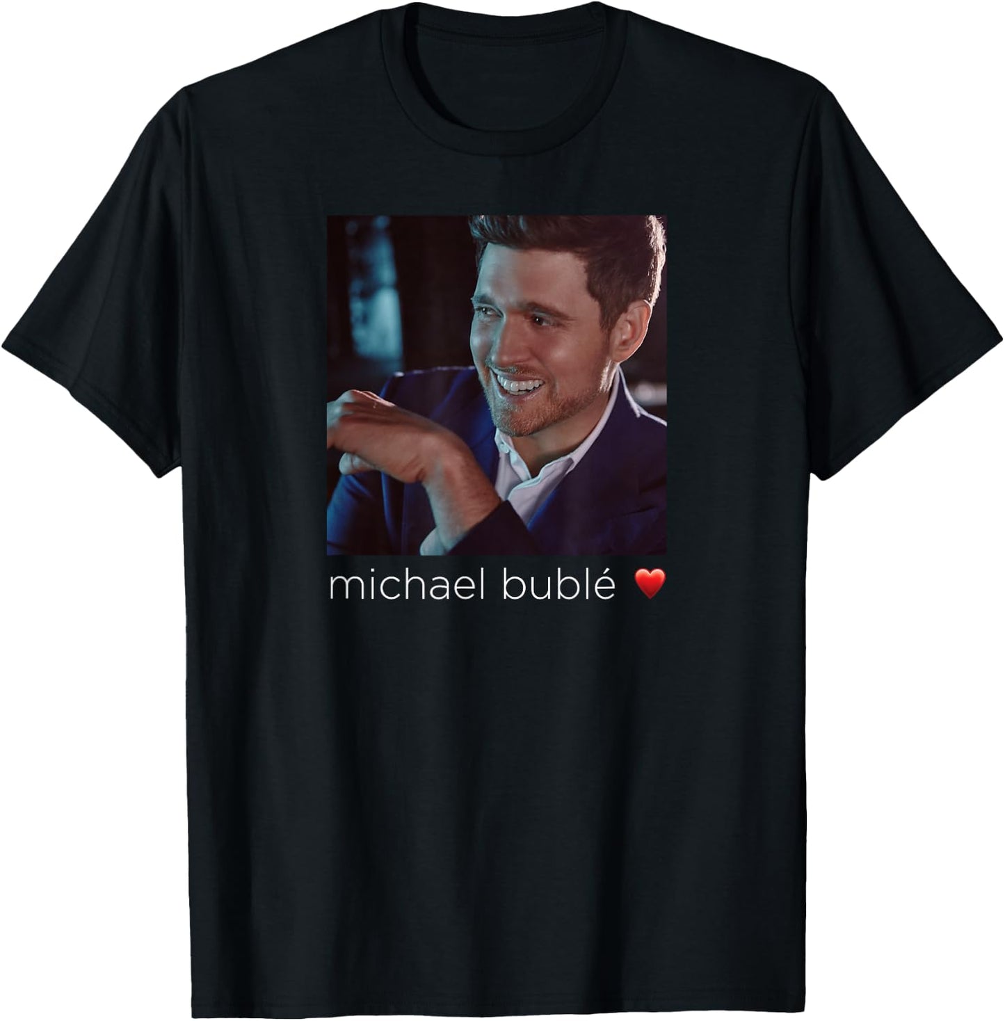 Michael Bublé Heart T-Shirt - T-Shirt | Black