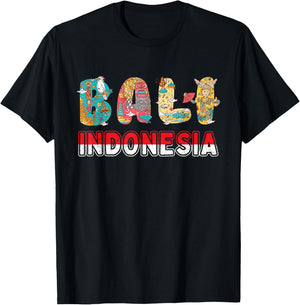 Tropical Bali Indonesia T-Shirt - T-Shirt | Black