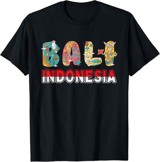 Tropical Bali Indonesia T-Shirt - T-Shirt | Black