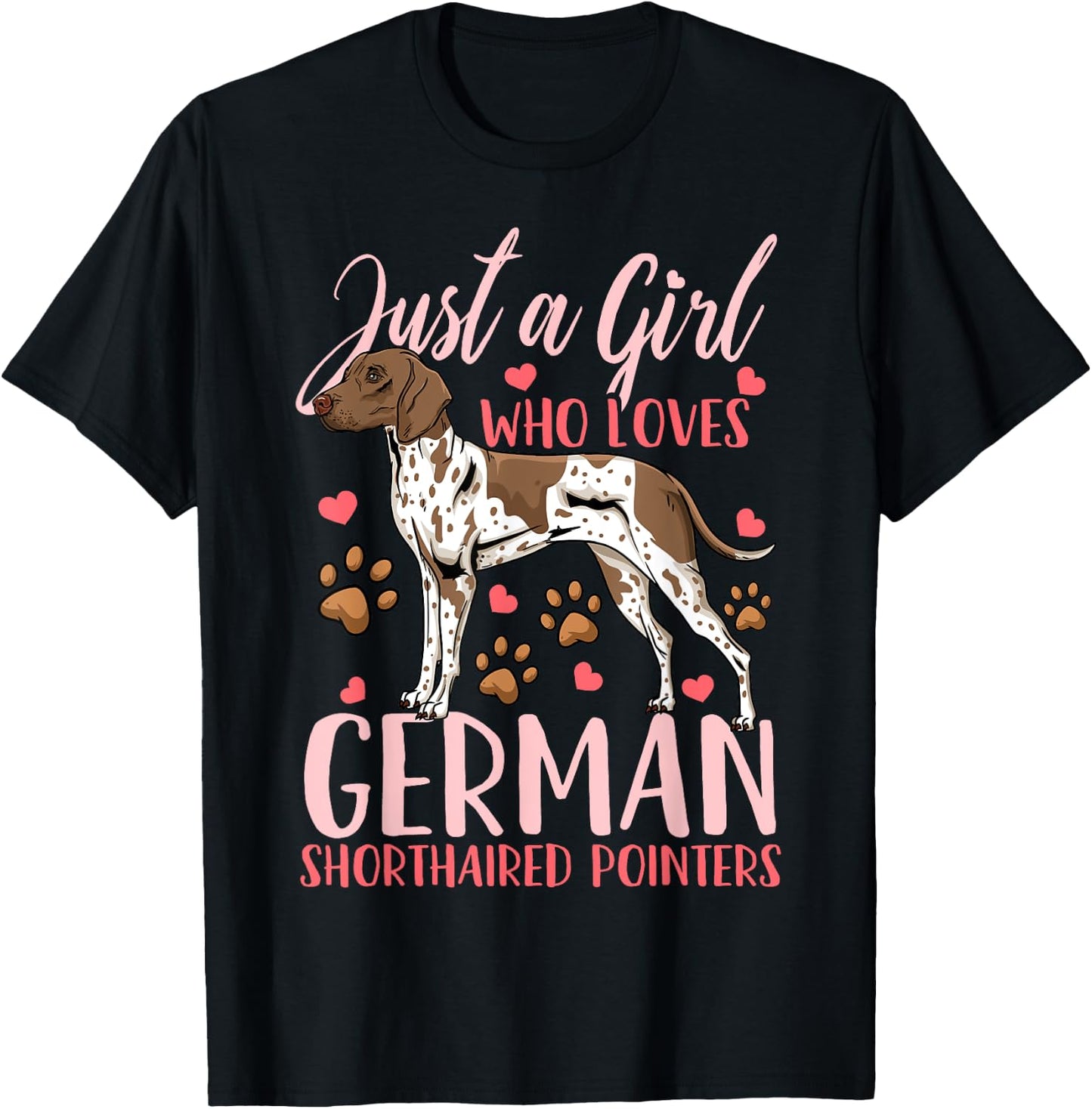 German Shorthaired Pointer T-Shirt - T-Shirt | Black