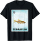 Zebrafish Mexican Fish Cards T-Shirt - T-Shirt | Black