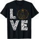 Buddha Love Buddhism Gautama Buddhist Festival Diwali Dhyana T-Shirt - T-Shirt | Black
