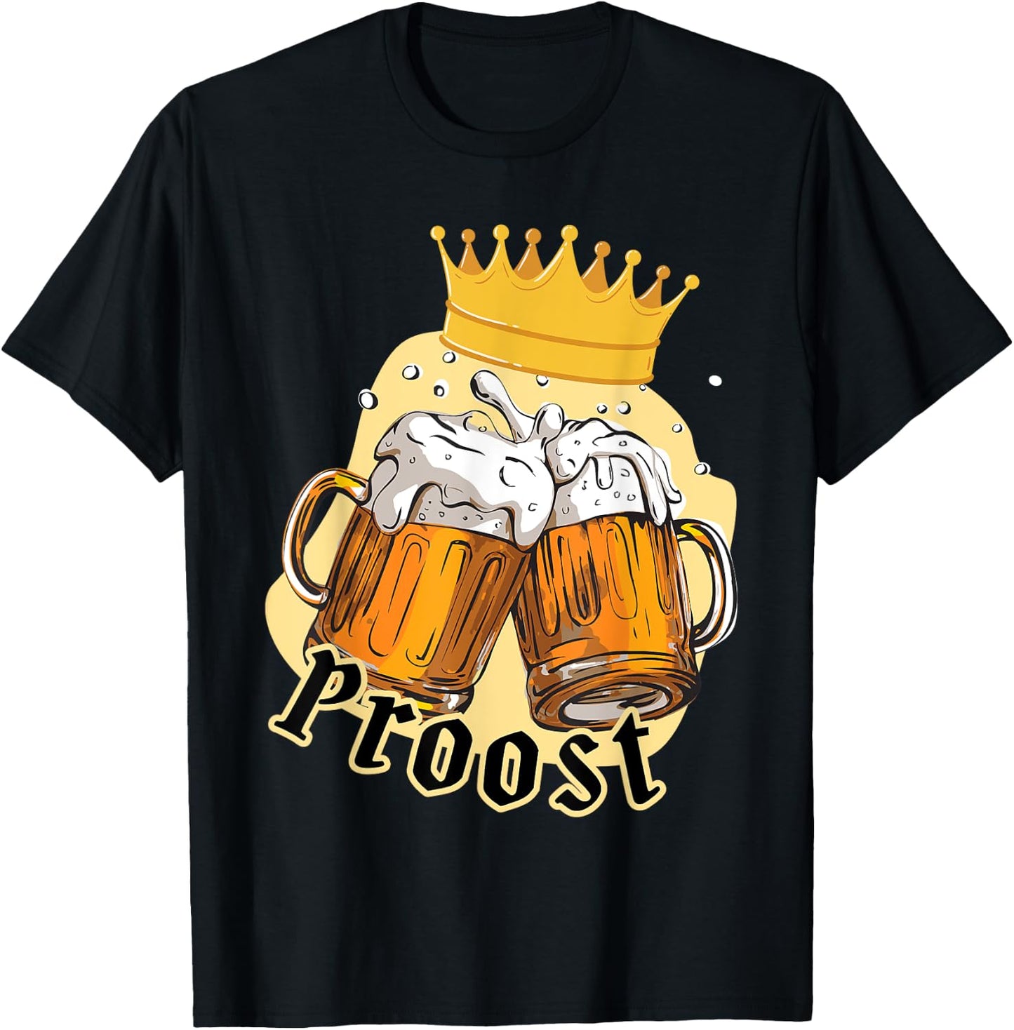 Kings Day Netherlands & Holland Proost | Koningsdag T-Shirt - T-Shirt | Black