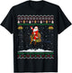 Raven Ugly Xmas Gift Santa Riding Raven Christmas T-Shirt - T-Shirt | Black