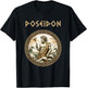 Poseidon Greek God of the Sea Ancient Greek Mythology T-Shirt - T-Shirt | Black