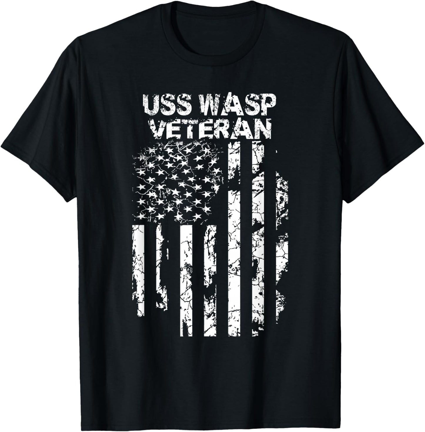 USS Wasp Veteran T-Shirt - T-Shirt | Black