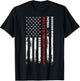 Welder gift Husband Father Welder hero American flag Women Men T-Shirt - T-Shirt | Black