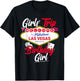 Las Vegas Birthday Party Gifts & Souvenirs Vegas Girls Trip Vegas Birthday Squad - Black, Small, Female, Short Sleeve, , Party, Birthday, Club, Celebration, Cotton, Polyester T-Shirt - T-Shirt | Black