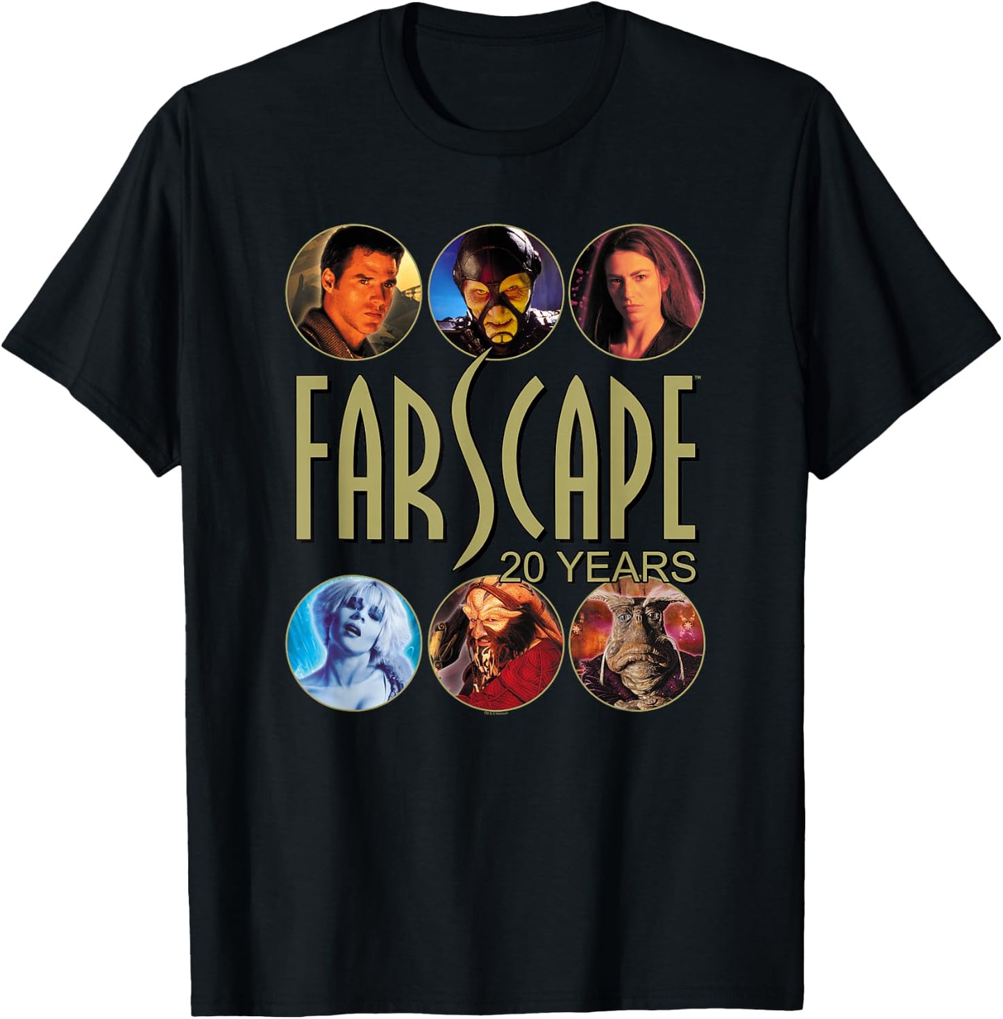 Farscape 20 Years T-Shirt - T-Shirt | Black