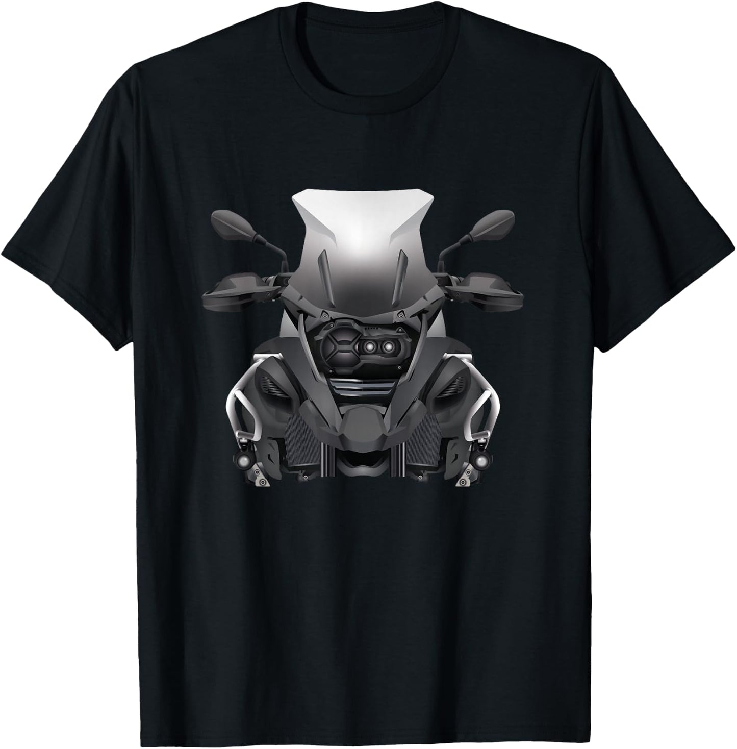 Enduro Motorcycle Desings R1200GS Enduro Motorcycle GS - Men's Black Short Sleeve Classic Fit - Motorcycle Themed - Size Small T-Shirt - T-Shirt | Black